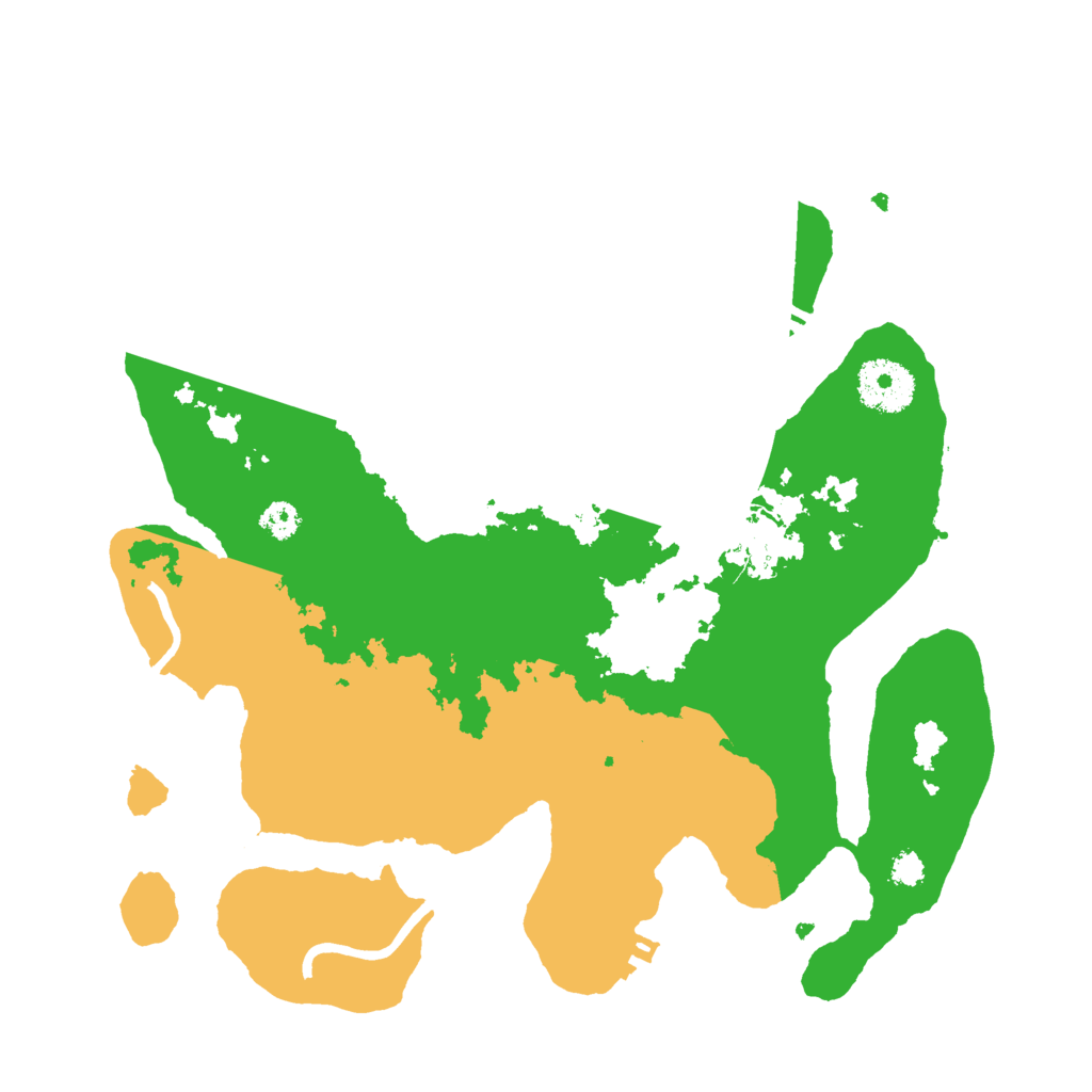 Biome Rust Map: Procedural Map, Size: 3000, Seed: 37677