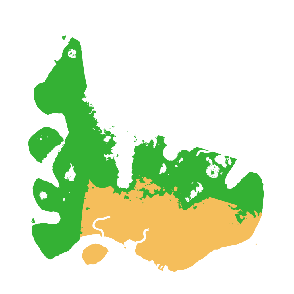 Biome Rust Map: Procedural Map, Size: 3436, Seed: 13825