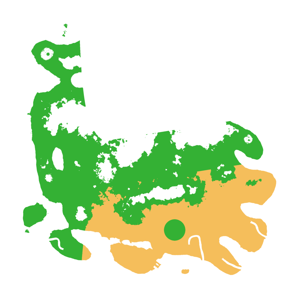 Biome Rust Map: Procedural Map, Size: 3700, Seed: 981048905