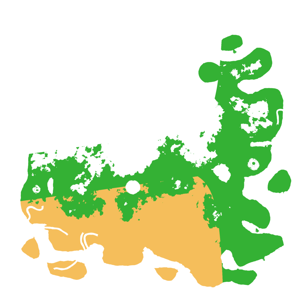 Biome Rust Map: Procedural Map, Size: 4000, Seed: 121253