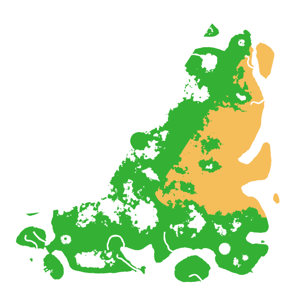 Biome Rust Map: Procedural Map, Size: 4500, Seed: 1481892387