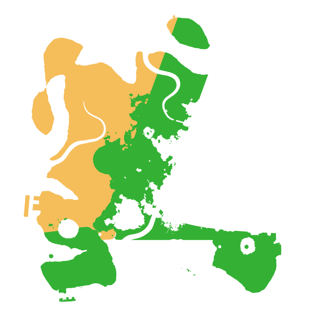 Biome Rust Map: Procedural Map, Size: 3000, Seed: 1497428002