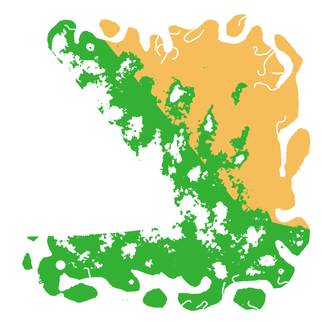 Biome Rust Map: Procedural Map, Size: 6000, Seed: 1234486