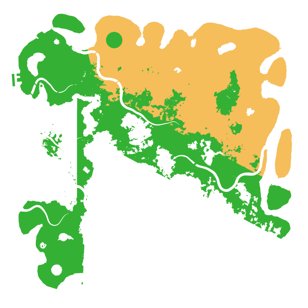 Biome Rust Map: Procedural Map, Size: 5000, Seed: 65829857