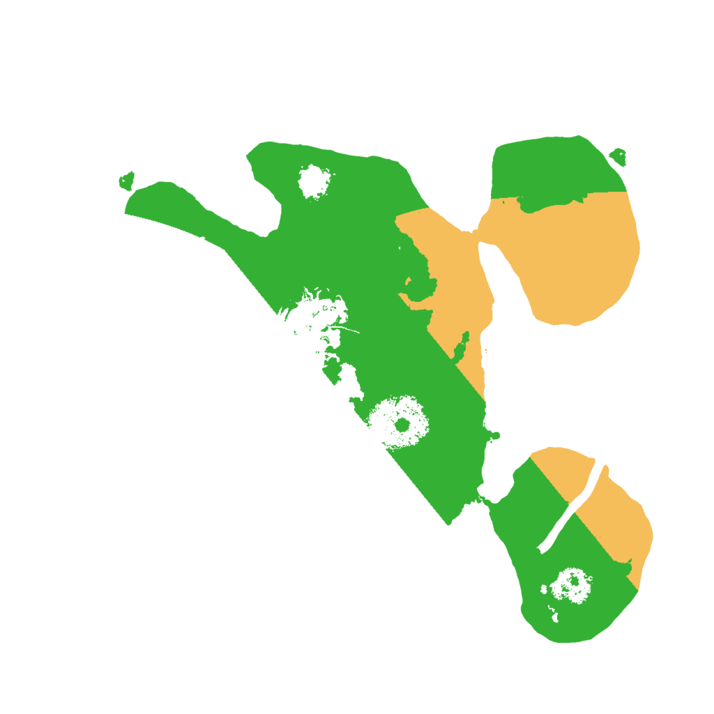Biome Rust Map: Procedural Map, Size: 2000, Seed: 1661