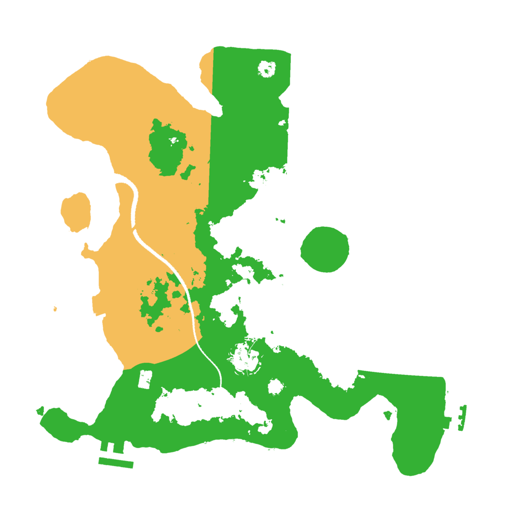 Biome Rust Map: Procedural Map, Size: 3000, Seed: 39099513