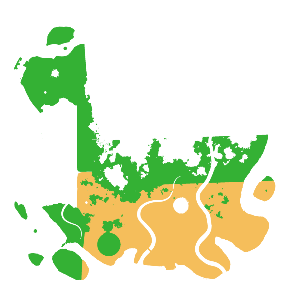 Biome Rust Map: Procedural Map, Size: 3500, Seed: 1453324460