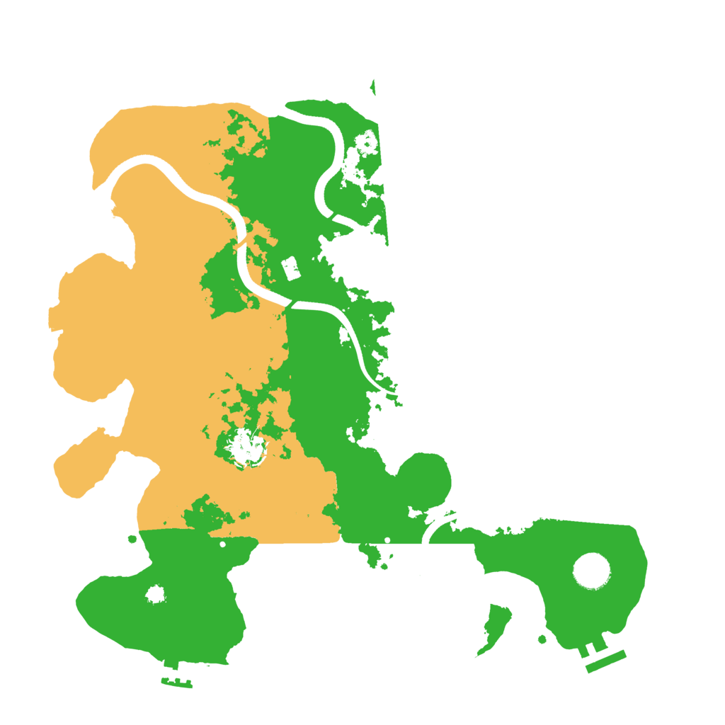Biome Rust Map: Procedural Map, Size: 3500, Seed: 1113965220