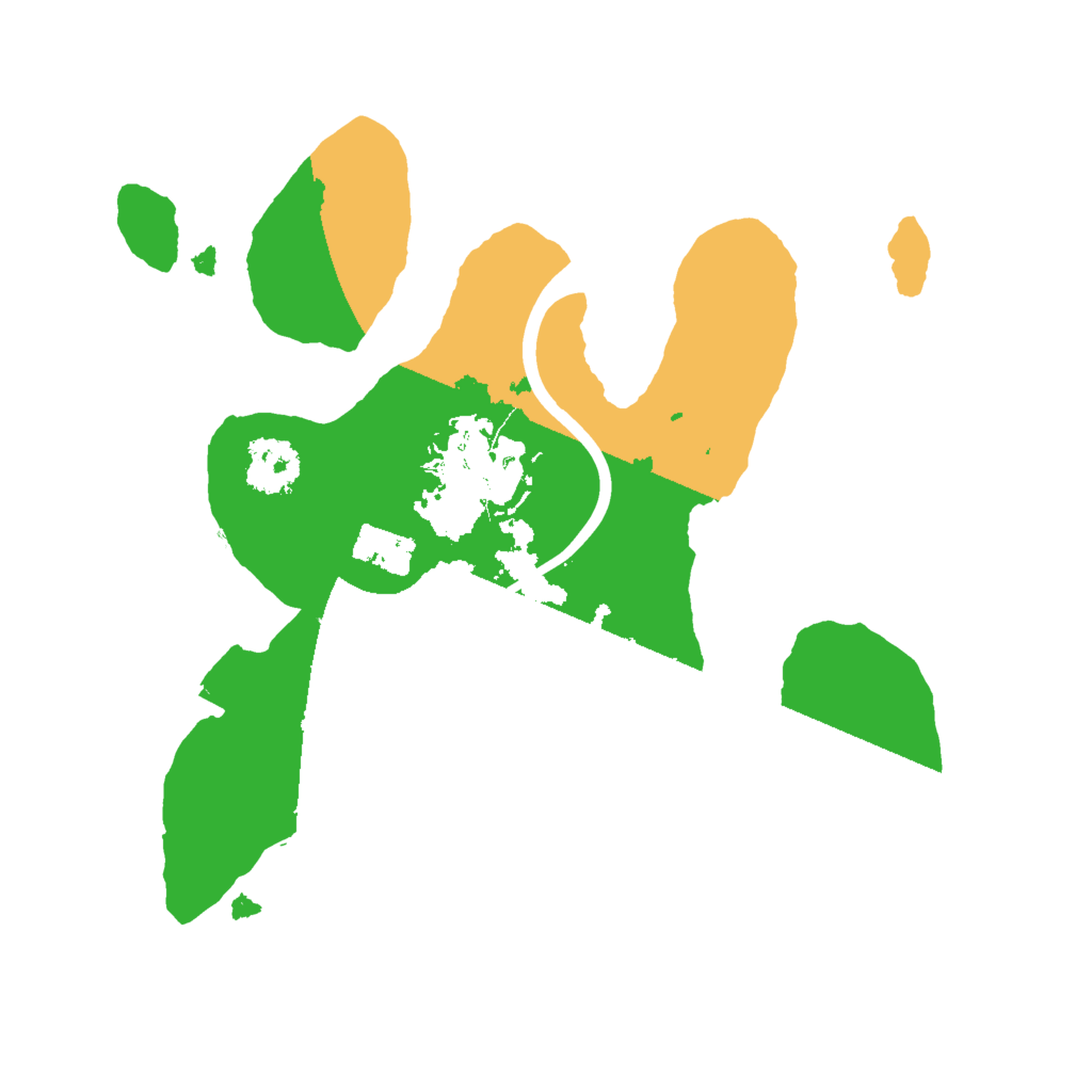 Biome Rust Map: Procedural Map, Size: 2000, Seed: 9567745