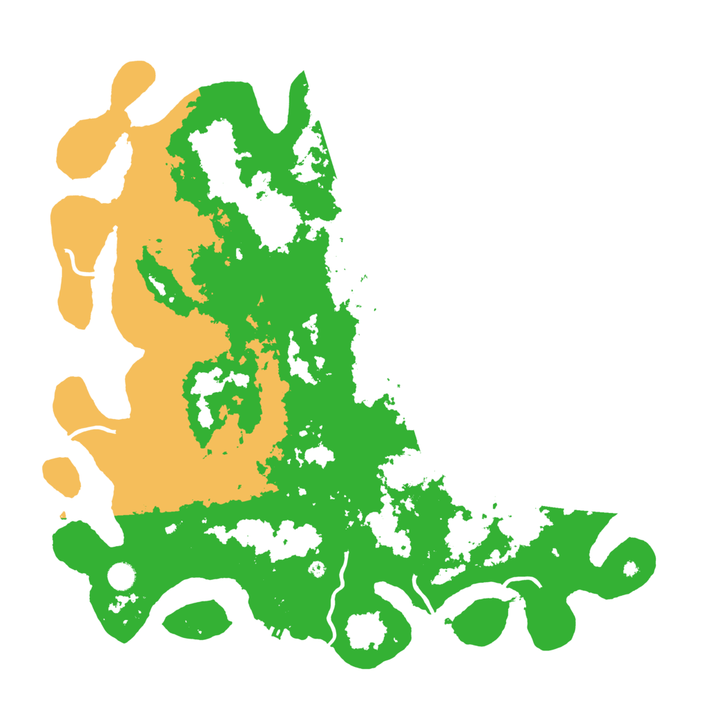 Biome Rust Map: Procedural Map, Size: 4500, Seed: 89588246