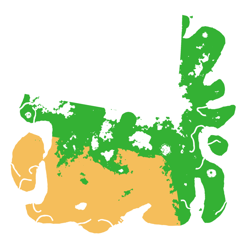 Biome Rust Map: Procedural Map, Size: 4200, Seed: 365114