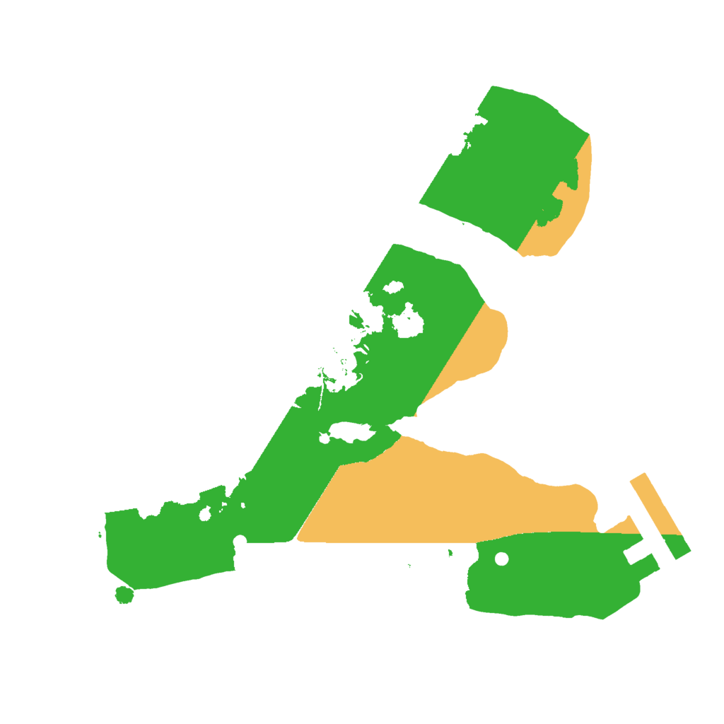 Biome Rust Map: Procedural Map, Size: 1600, Seed: 863775549