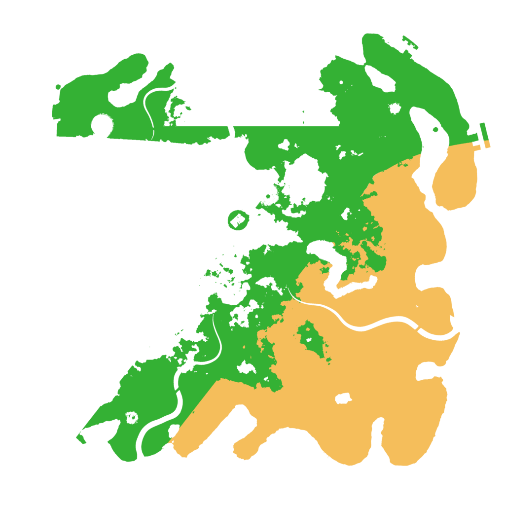 Biome Rust Map: Procedural Map, Size: 4000, Seed: 438460641