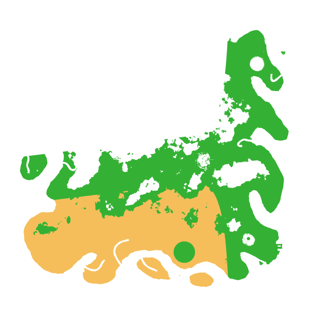 Biome Rust Map: Procedural Map, Size: 3850, Seed: 664311284