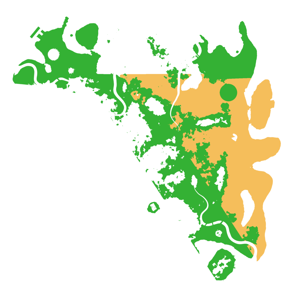 Biome Rust Map: Procedural Map, Size: 4500, Seed: 1722796557