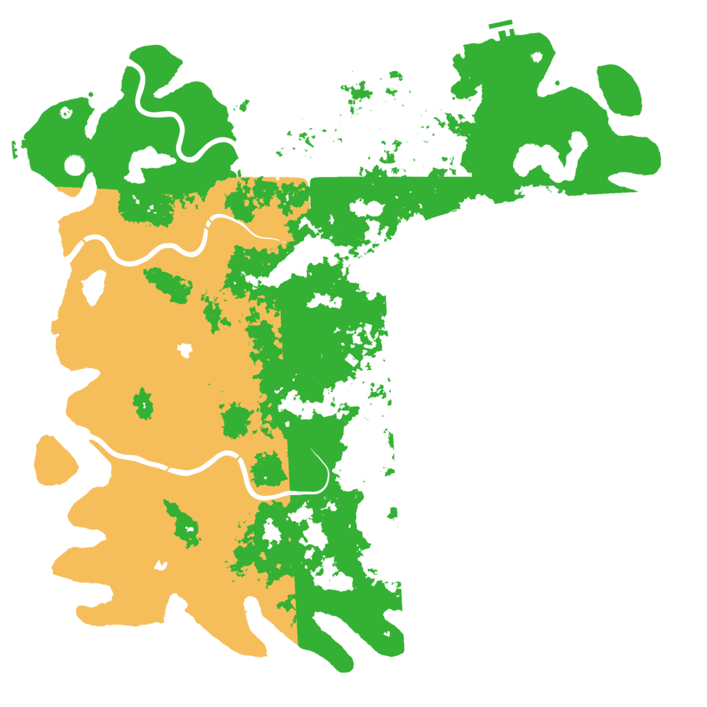 Biome Rust Map: Procedural Map, Size: 6000, Seed: 24761828