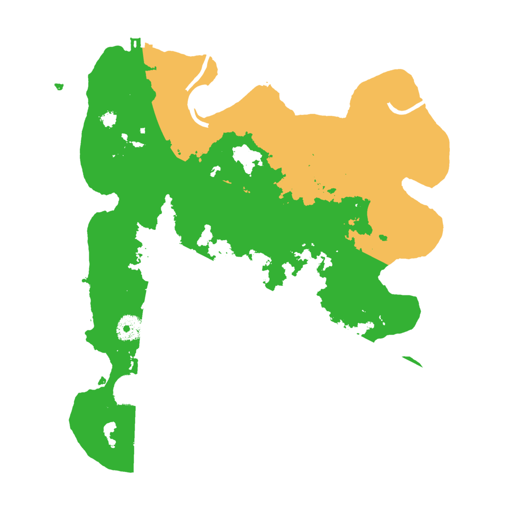 Biome Rust Map: Procedural Map, Size: 3000, Seed: 22311