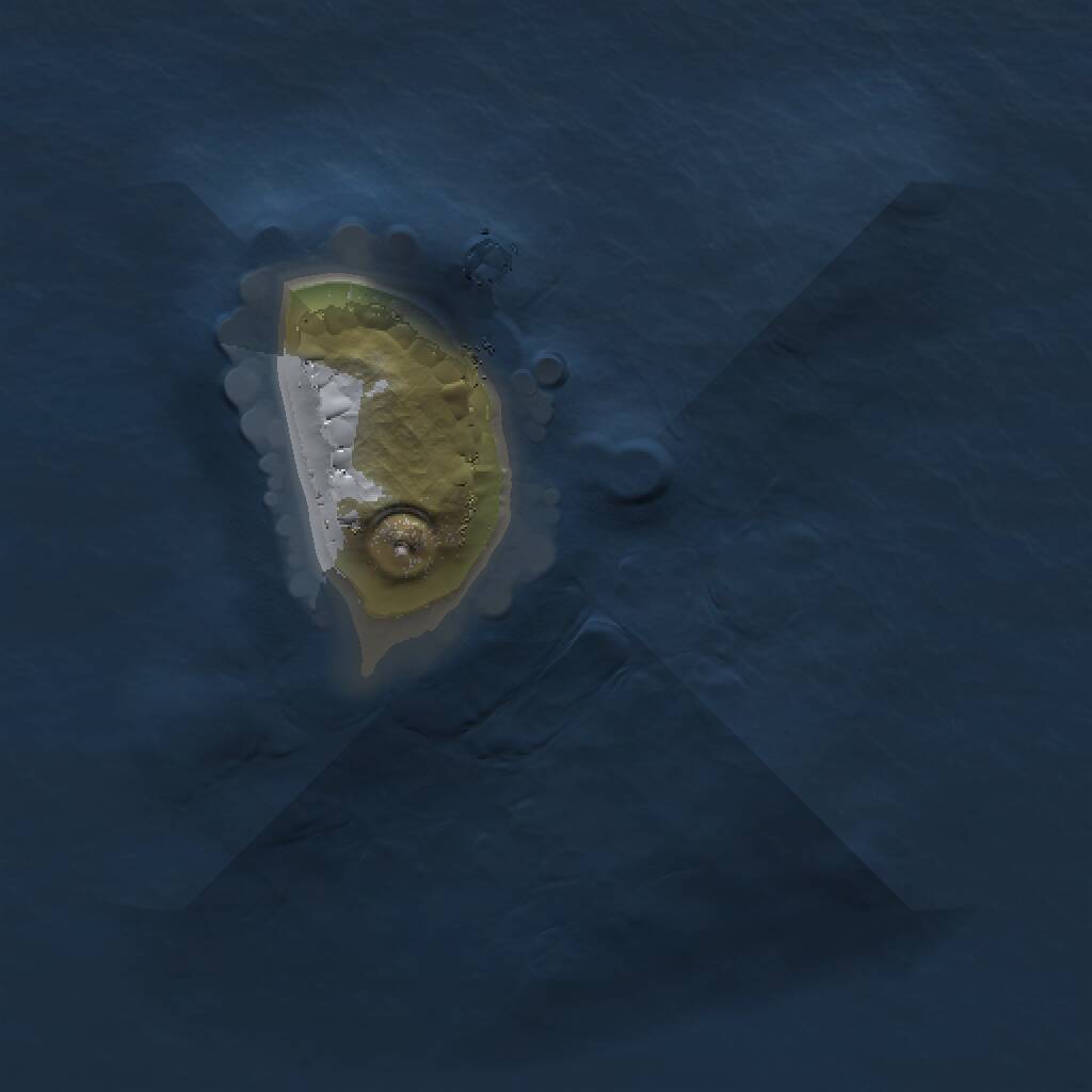 Rust Map: Procedural Map, Size: 1000, Seed: 704376188, 1 Monuments