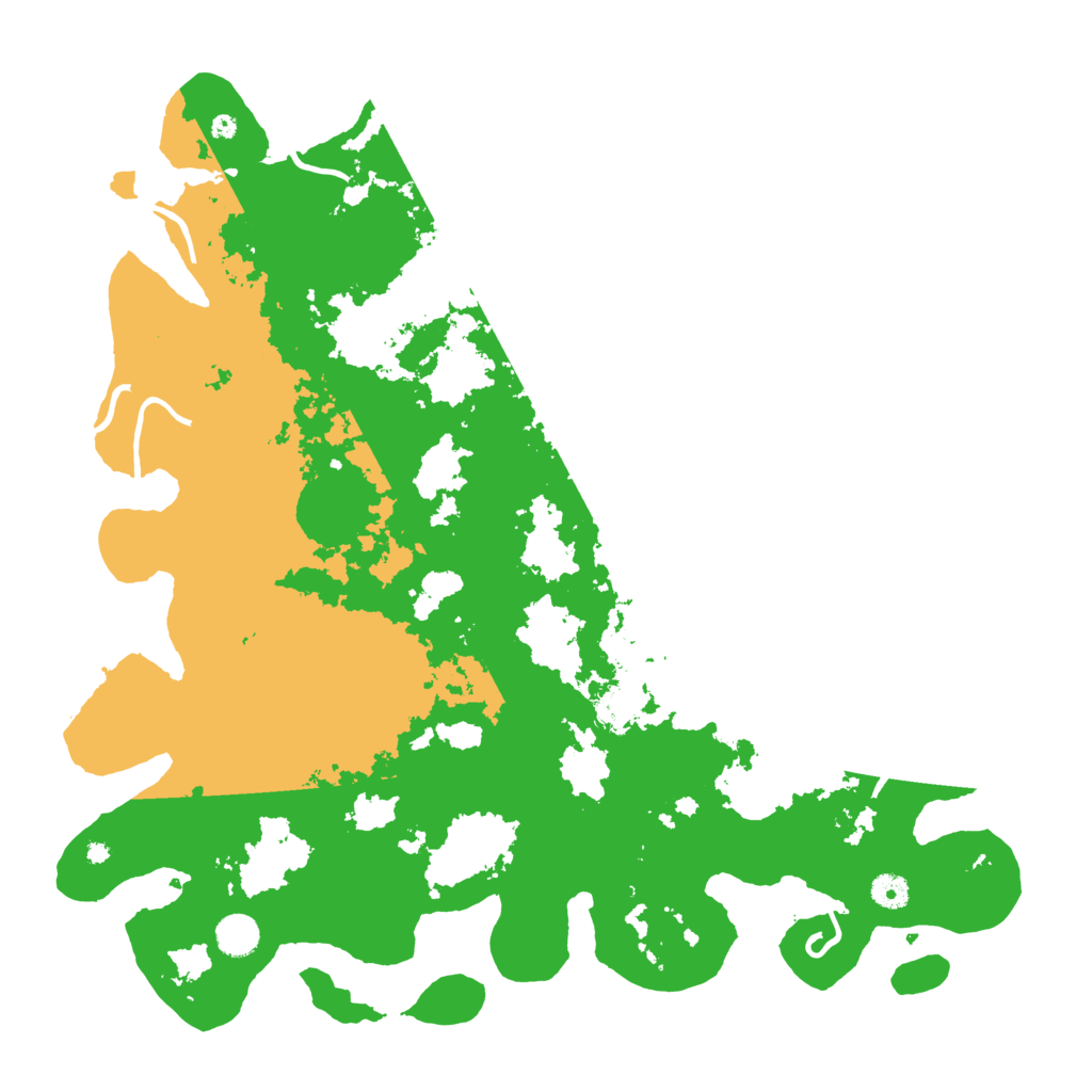 Biome Rust Map: Procedural Map, Size: 4500, Seed: 110267