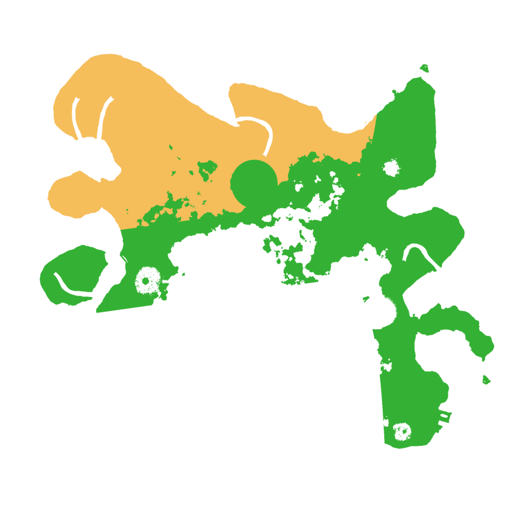 Biome Rust Map: Procedural Map, Size: 3000, Seed: 7250645