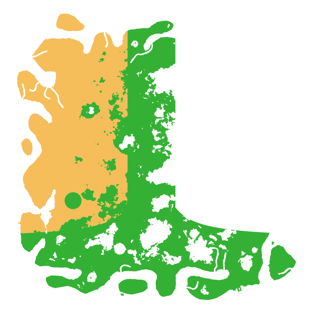 Biome Rust Map: Procedural Map, Size: 5000, Seed: 69696