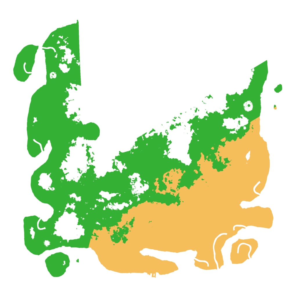 Biome Rust Map: Procedural Map, Size: 4500, Seed: 12564