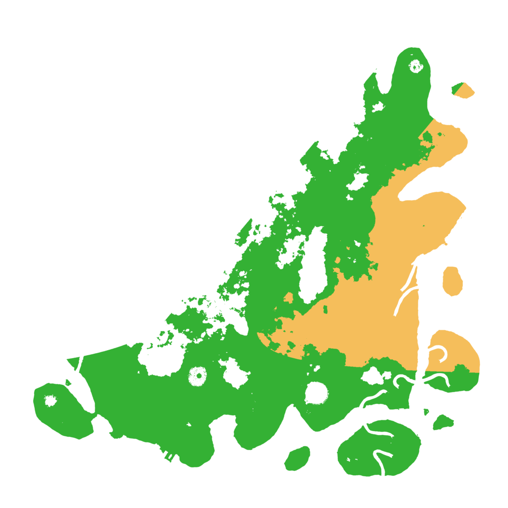 Biome Rust Map: Procedural Map, Size: 4000, Seed: 548027