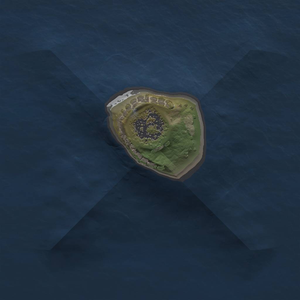 Rust Map: Procedural Map, Size: 1000, Seed: 1102932105, 3 Monuments