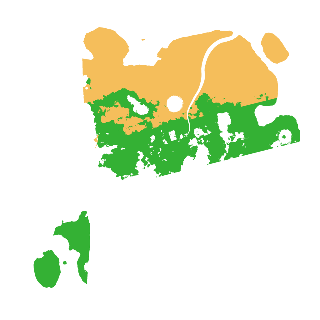Biome Rust Map: Procedural Map, Size: 3500, Seed: 8954524