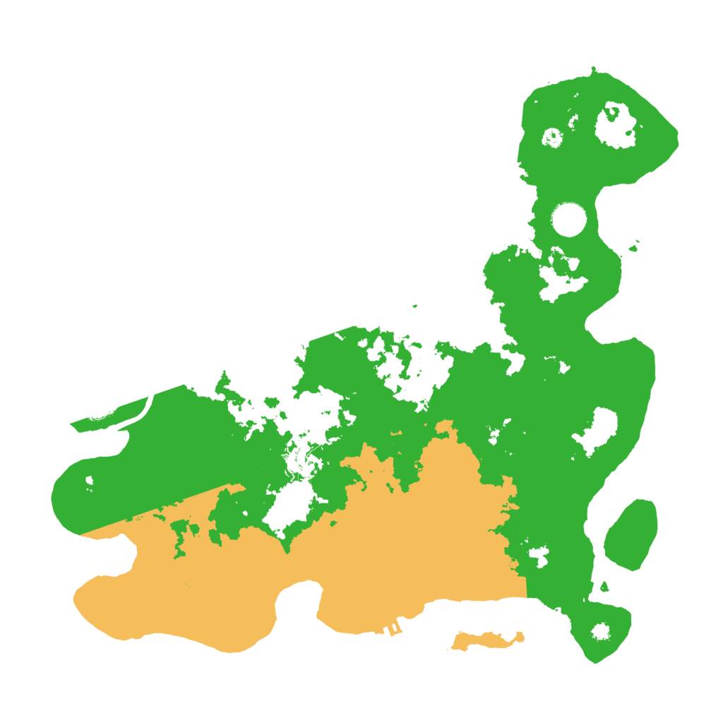 Biome Rust Map: Procedural Map, Size: 3700, Seed: 648252