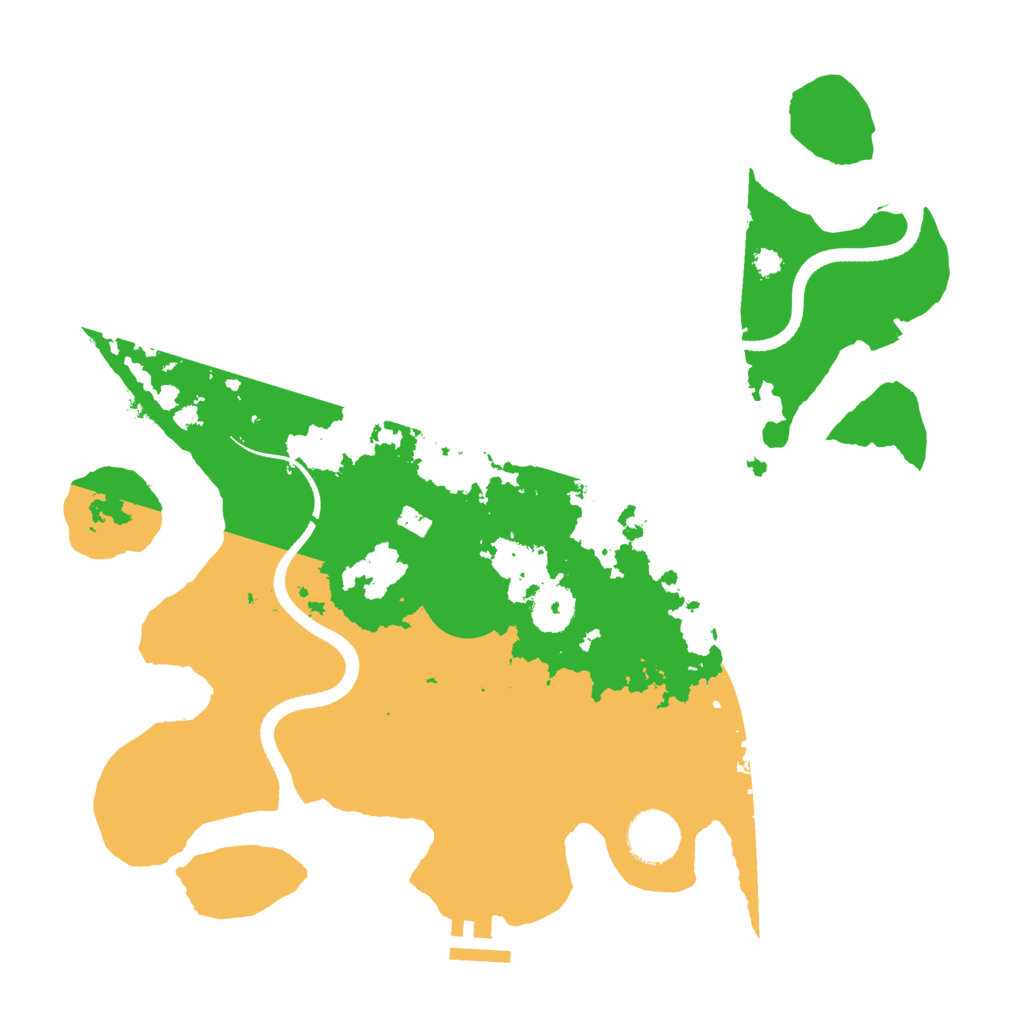 Biome Rust Map: Procedural Map, Size: 3400, Seed: 48175197