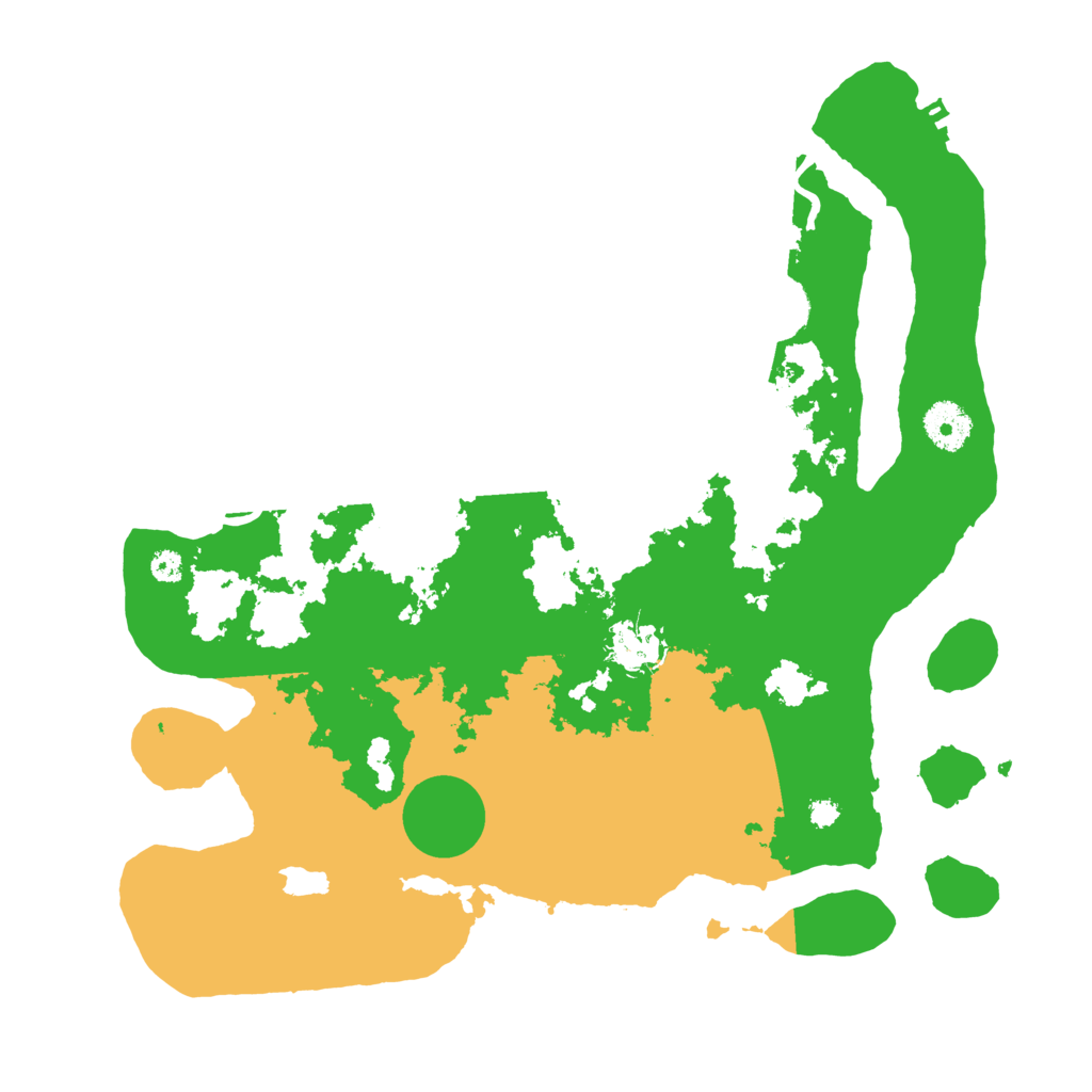 Biome Rust Map: Procedural Map, Size: 3500, Seed: 648046136