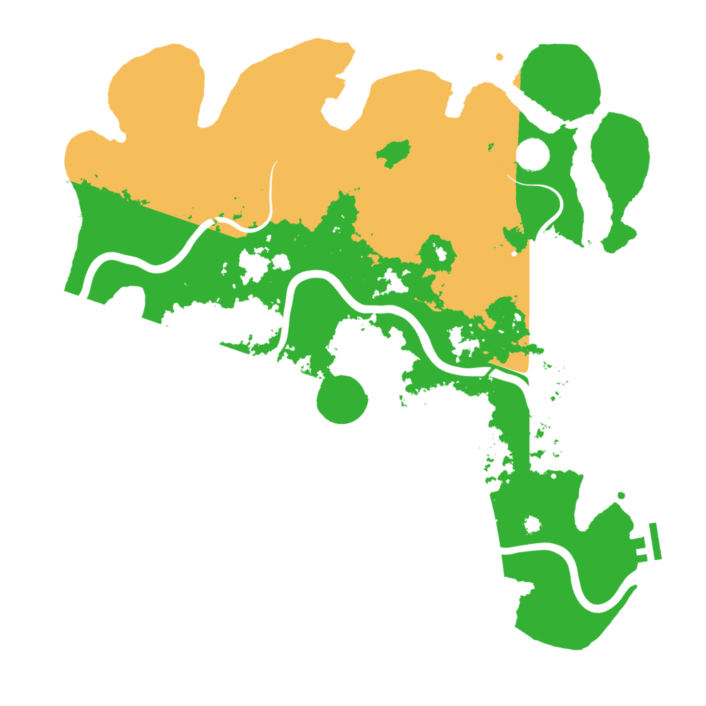 Biome Rust Map: Procedural Map, Size: 3850, Seed: 349631052