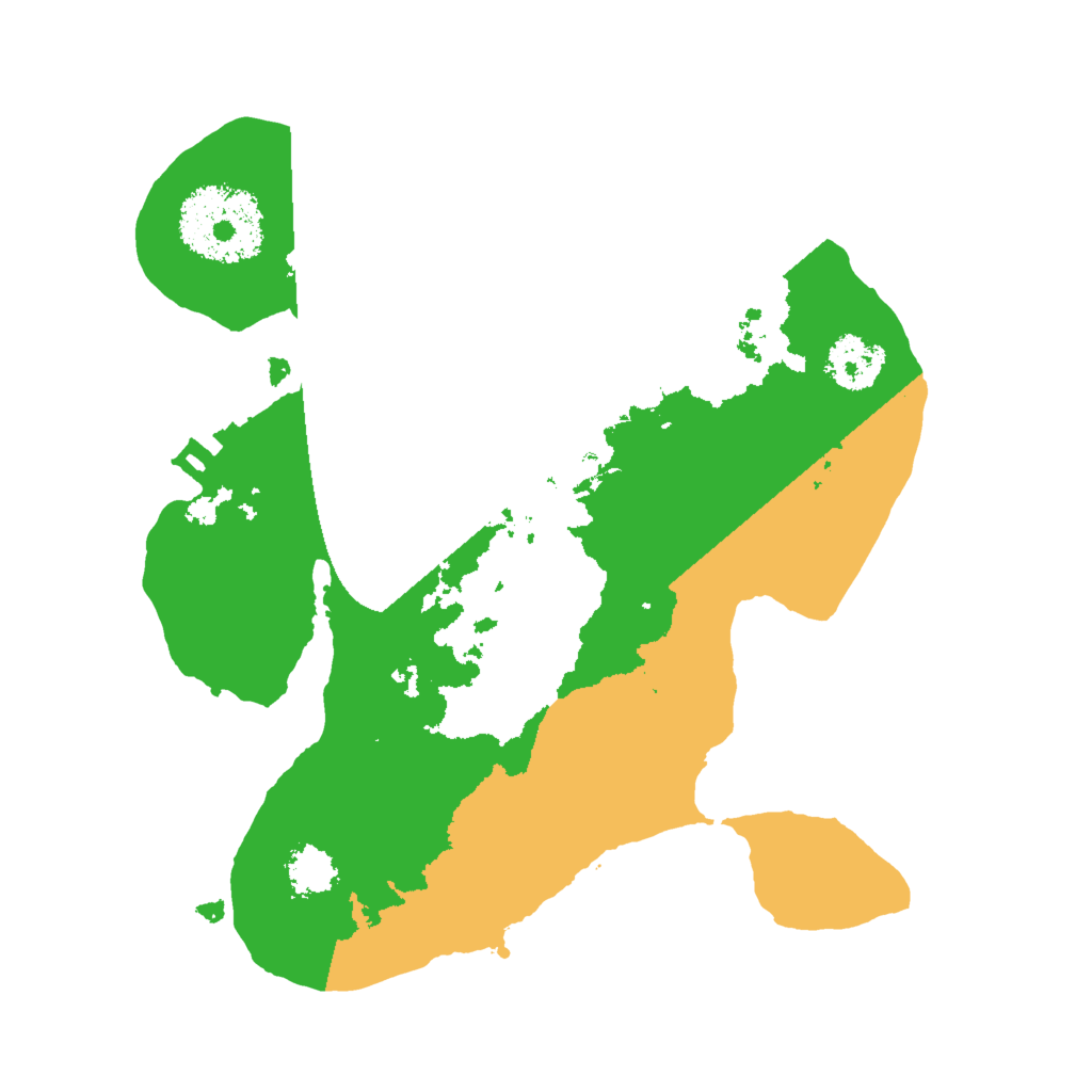 Biome Rust Map: Procedural Map, Size: 2046, Seed: 3600