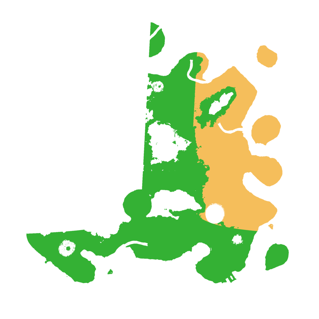 Biome Rust Map: Procedural Map, Size: 3000, Seed: 4727