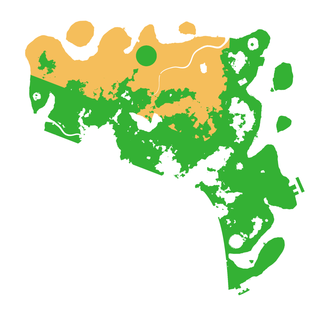 Biome Rust Map: Procedural Map, Size: 4000, Seed: 2063108777