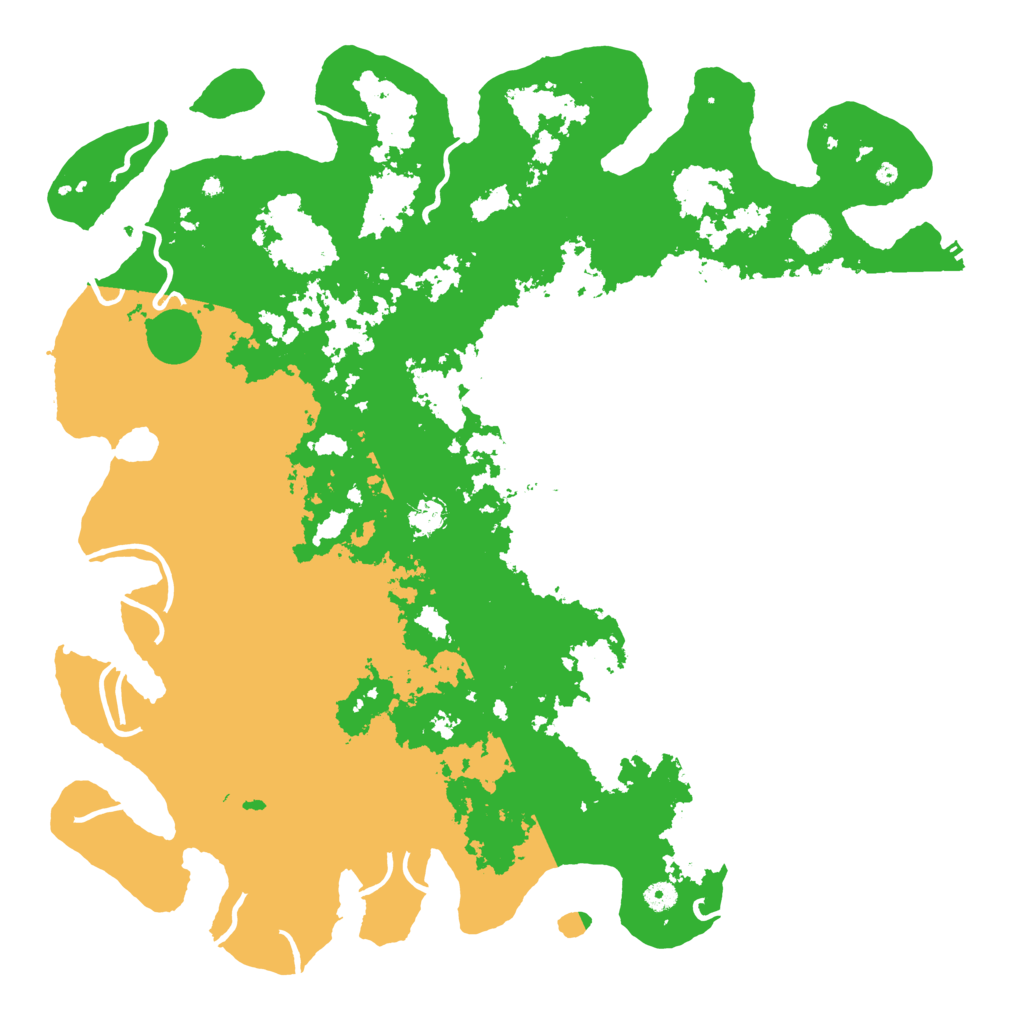 Biome Rust Map: Procedural Map, Size: 5000, Seed: 2203
