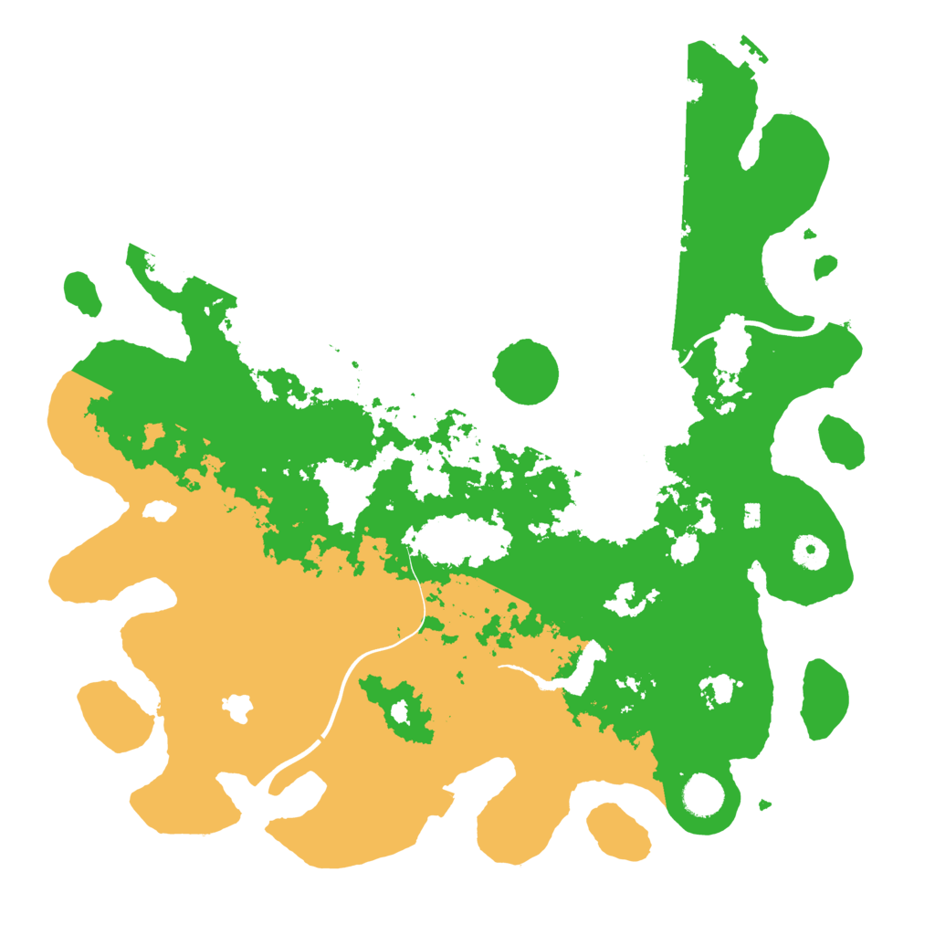 Biome Rust Map: Procedural Map, Size: 4000, Seed: 267205