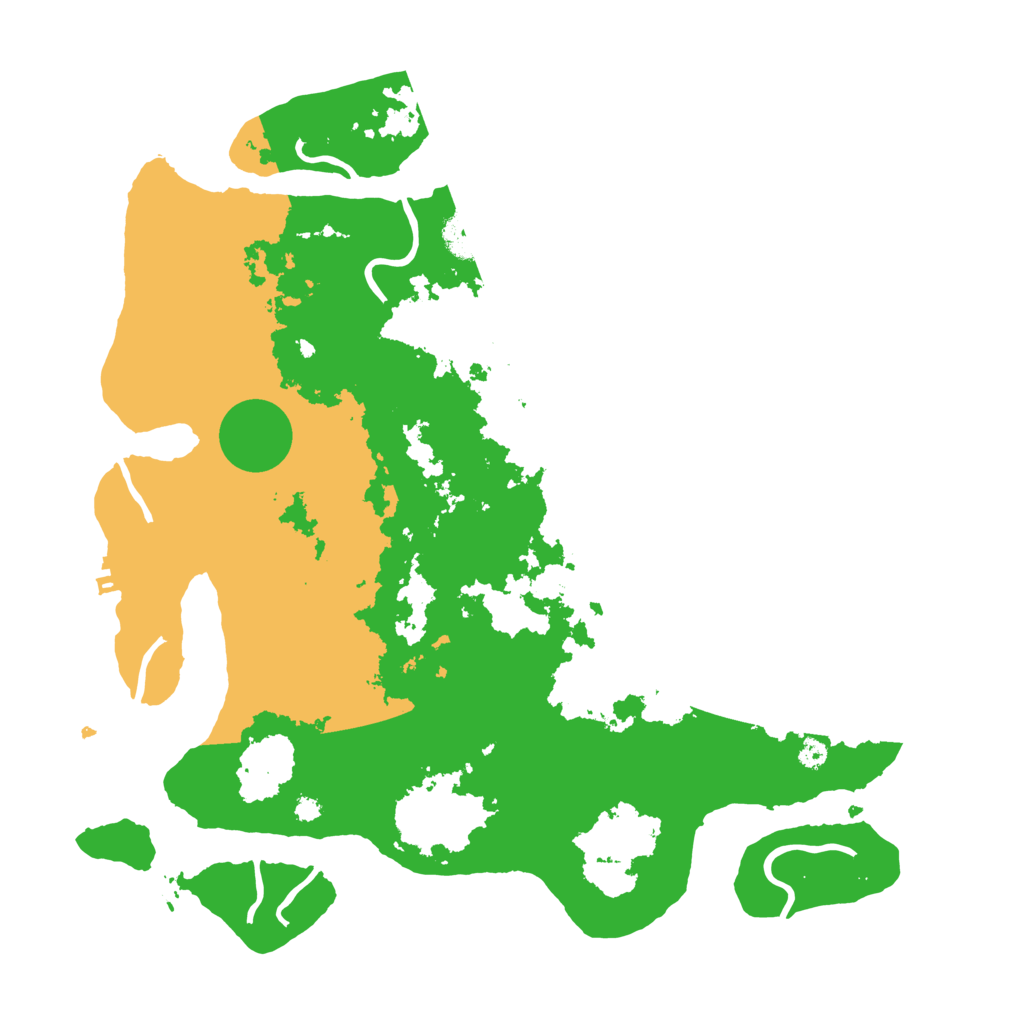 Biome Rust Map: Procedural Map, Size: 3700, Seed: 1038021955