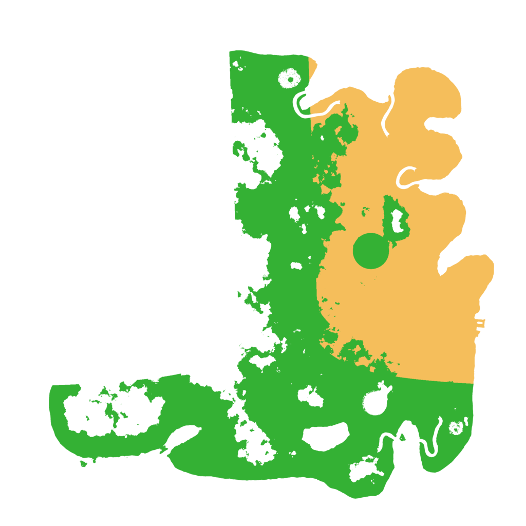 Biome Rust Map: Procedural Map, Size: 3850, Seed: 100749888