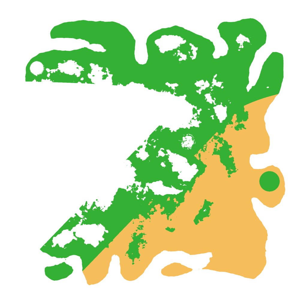 Biome Rust Map: Barren, Size: 4000, Seed: 1148823204