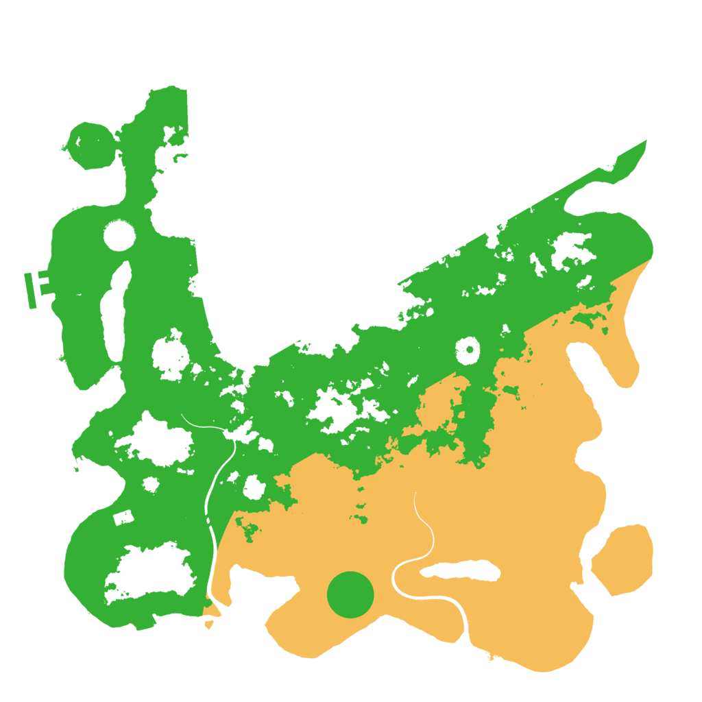 Biome Rust Map: Procedural Map, Size: 3950, Seed: 1432131286