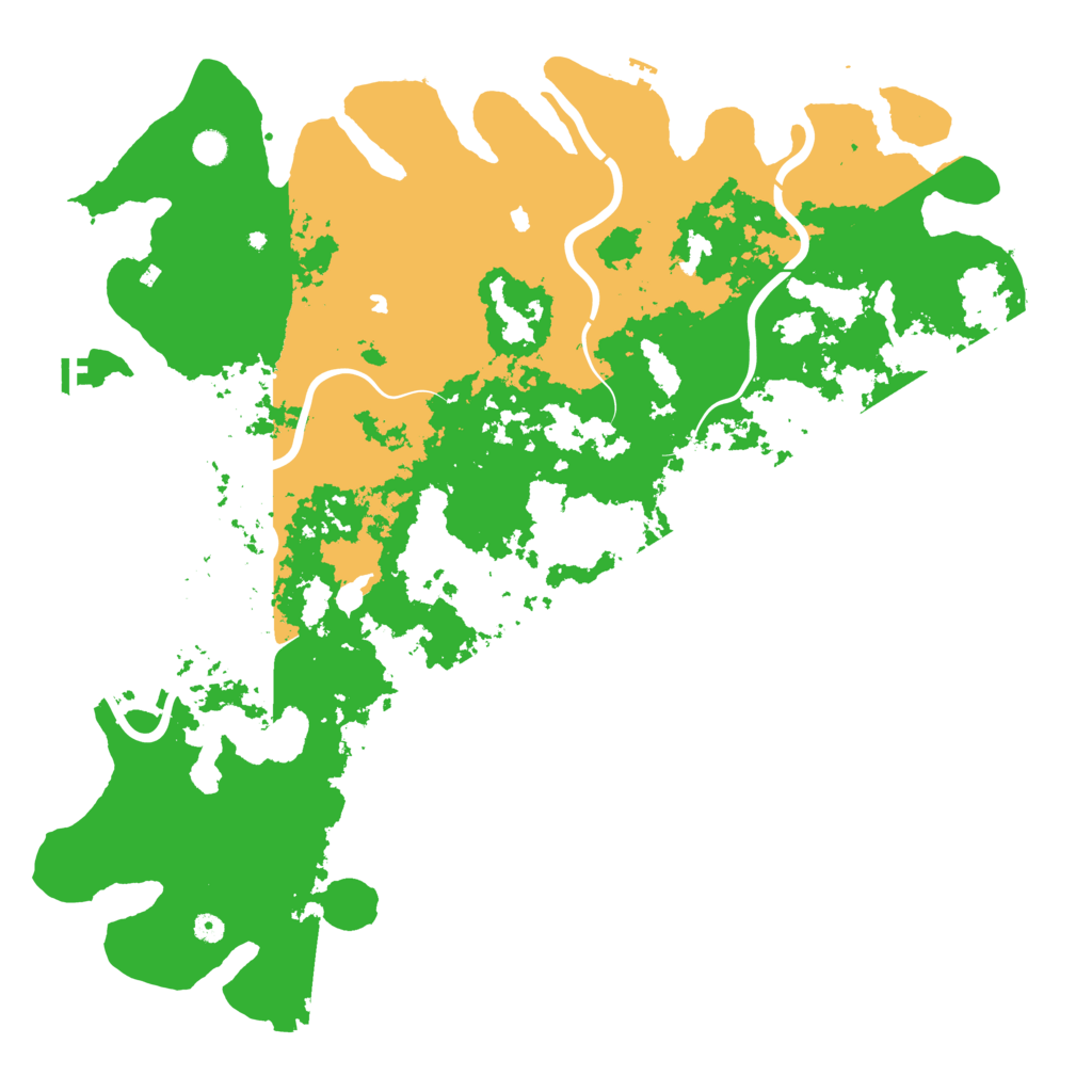 Biome Rust Map: Procedural Map, Size: 5500, Seed: 13434337