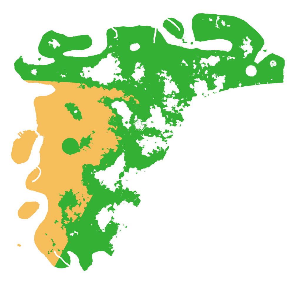 Biome Rust Map: Procedural Map, Size: 4800, Seed: 1594257364