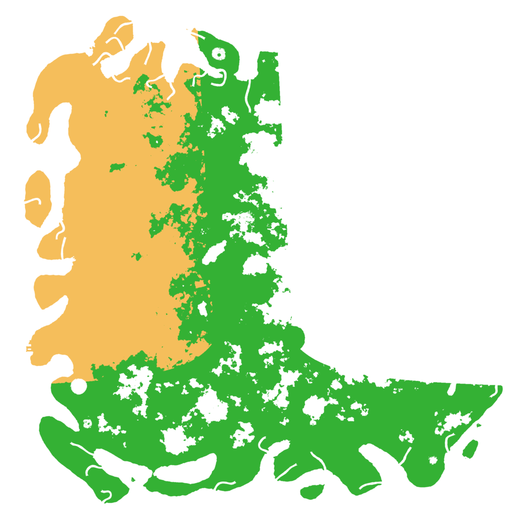 Biome Rust Map: Procedural Map, Size: 6000, Seed: 127934485