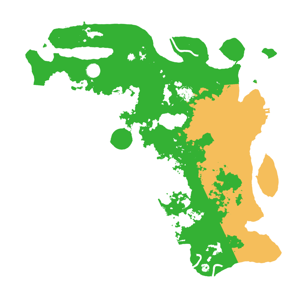 Biome Rust Map: Procedural Map, Size: 3850, Seed: 615451077