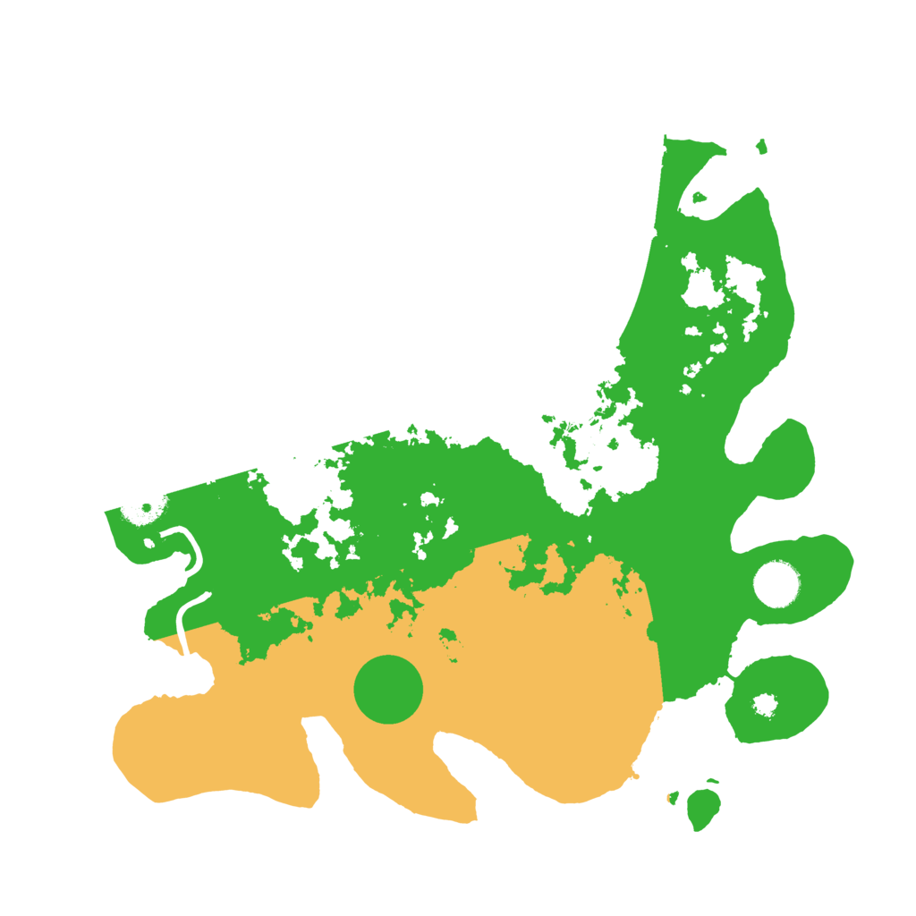 Biome Rust Map: Procedural Map, Size: 3500, Seed: 947720242