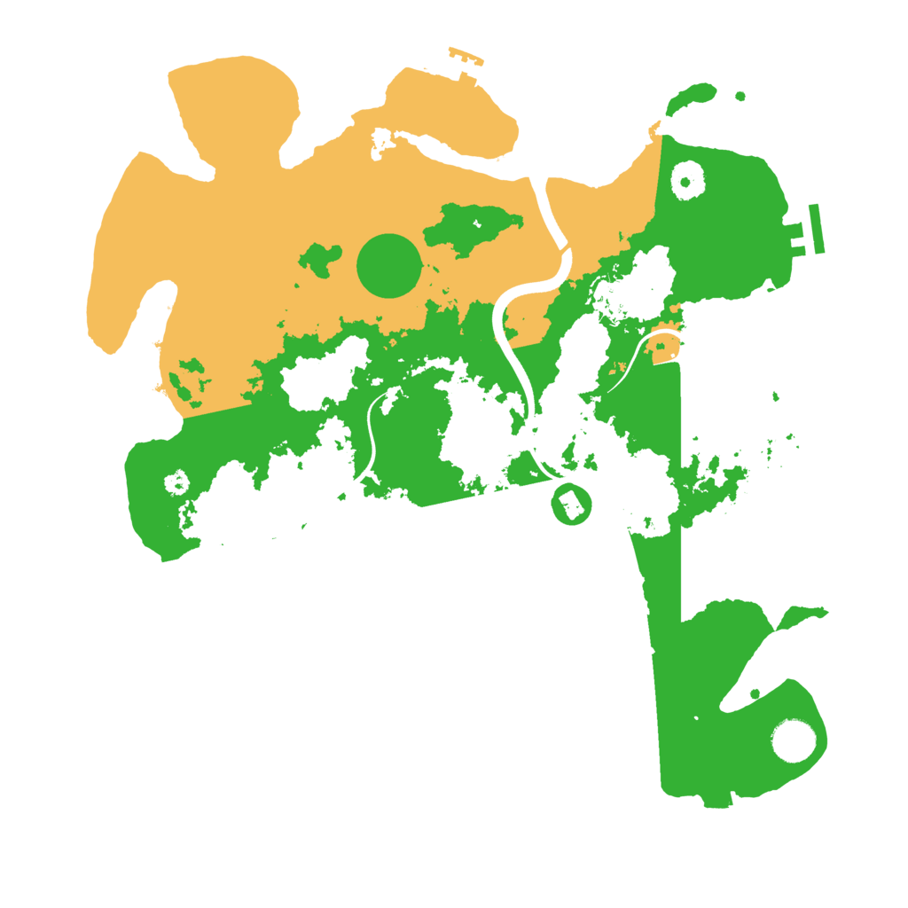 Biome Rust Map: Procedural Map, Size: 3700, Seed: 1649589979
