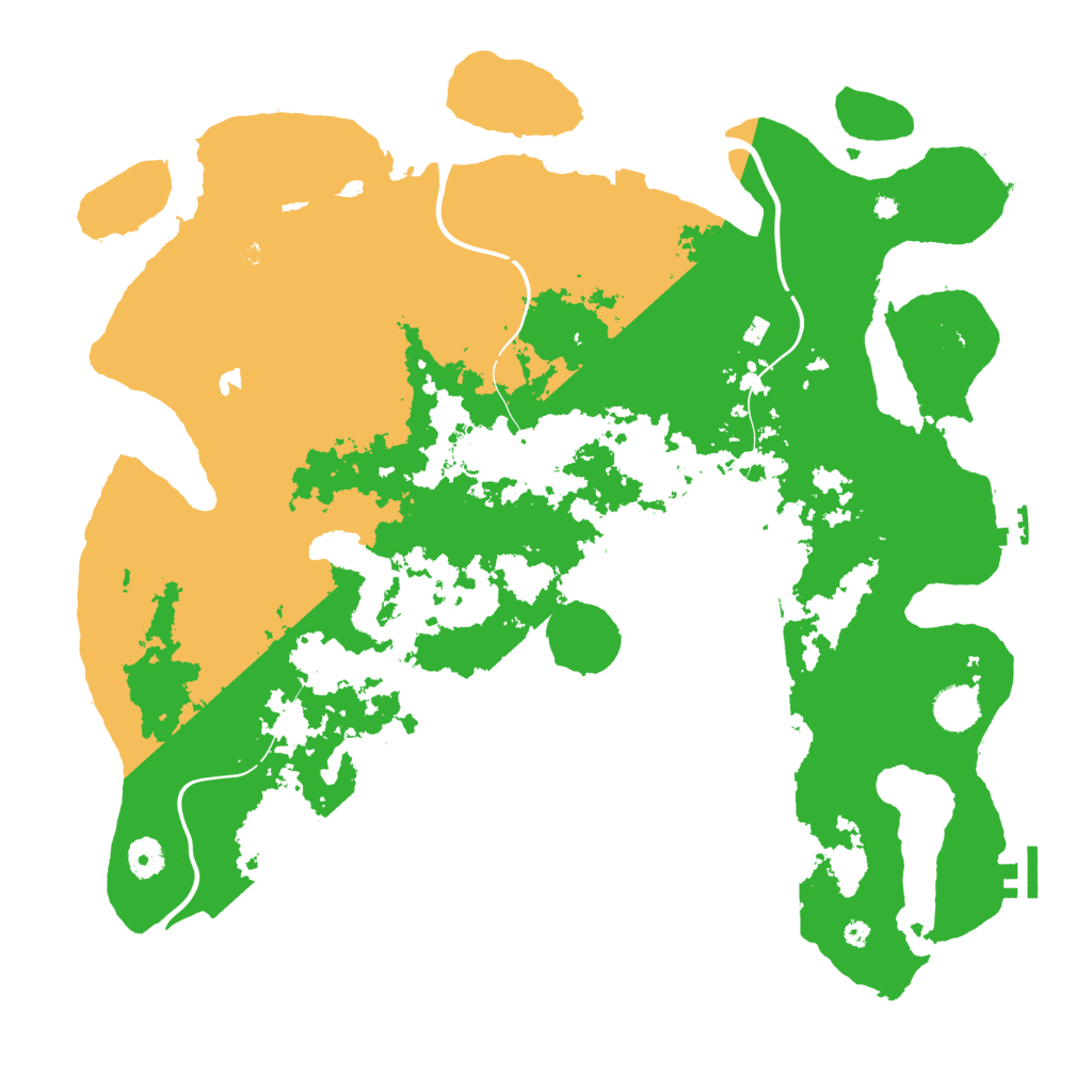 Biome Rust Map: Procedural Map, Size: 4250, Seed: 1432938183