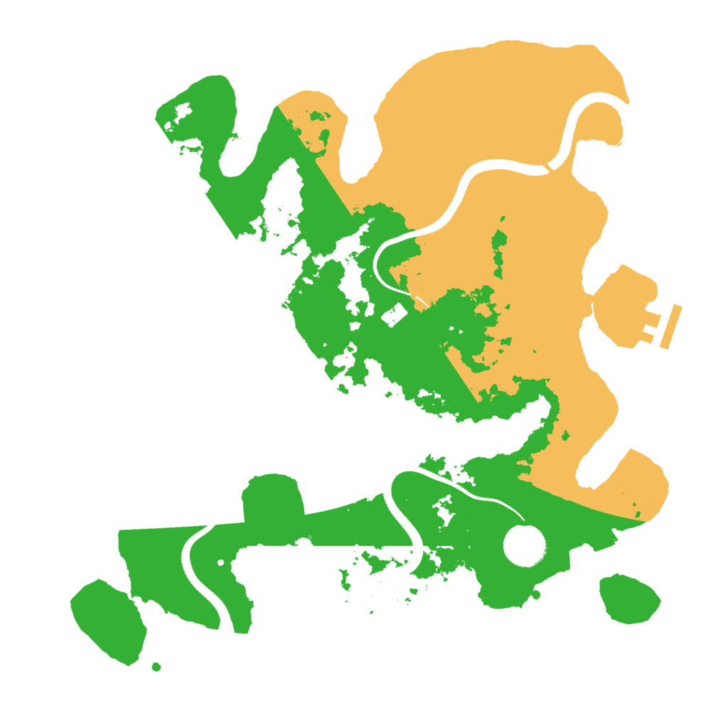Biome Rust Map: Procedural Map, Size: 3250, Seed: 1471671277